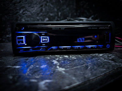 ALIPINE Bluetooth Single Din Car Stereo