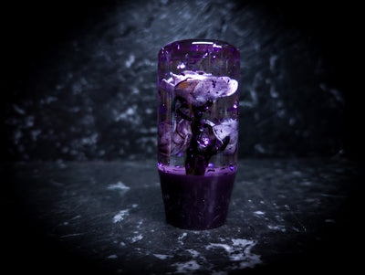 Glitter Blossom Acrylic Manual Gear Knobs