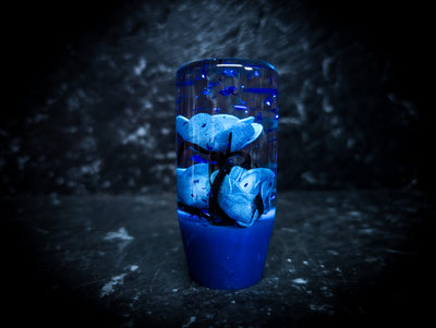 Glitter Blossom Acrylic Manual Gear Knobs
