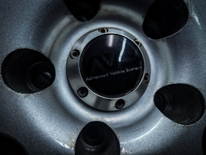 17" YOKOHAMA ADVAN AVS Model 7 Staggared Wheels x 4