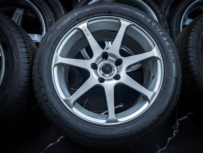 17" YOKOHAMA ADVAN AVS Model 7 Staggared Wheels x 4