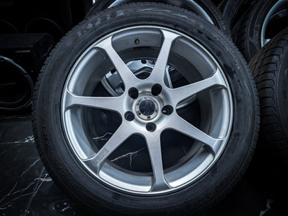 17" YOKOHAMA ADVAN AVS Model 7 Staggared Wheels x 4