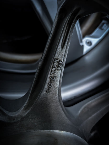 17" YOKOHAMA ADVAN AVS Model 7 Staggared Wheels x 4