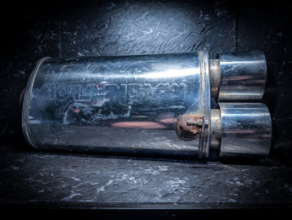 Dual 3" Magnaflow Rounded Tip Stainless Muffler