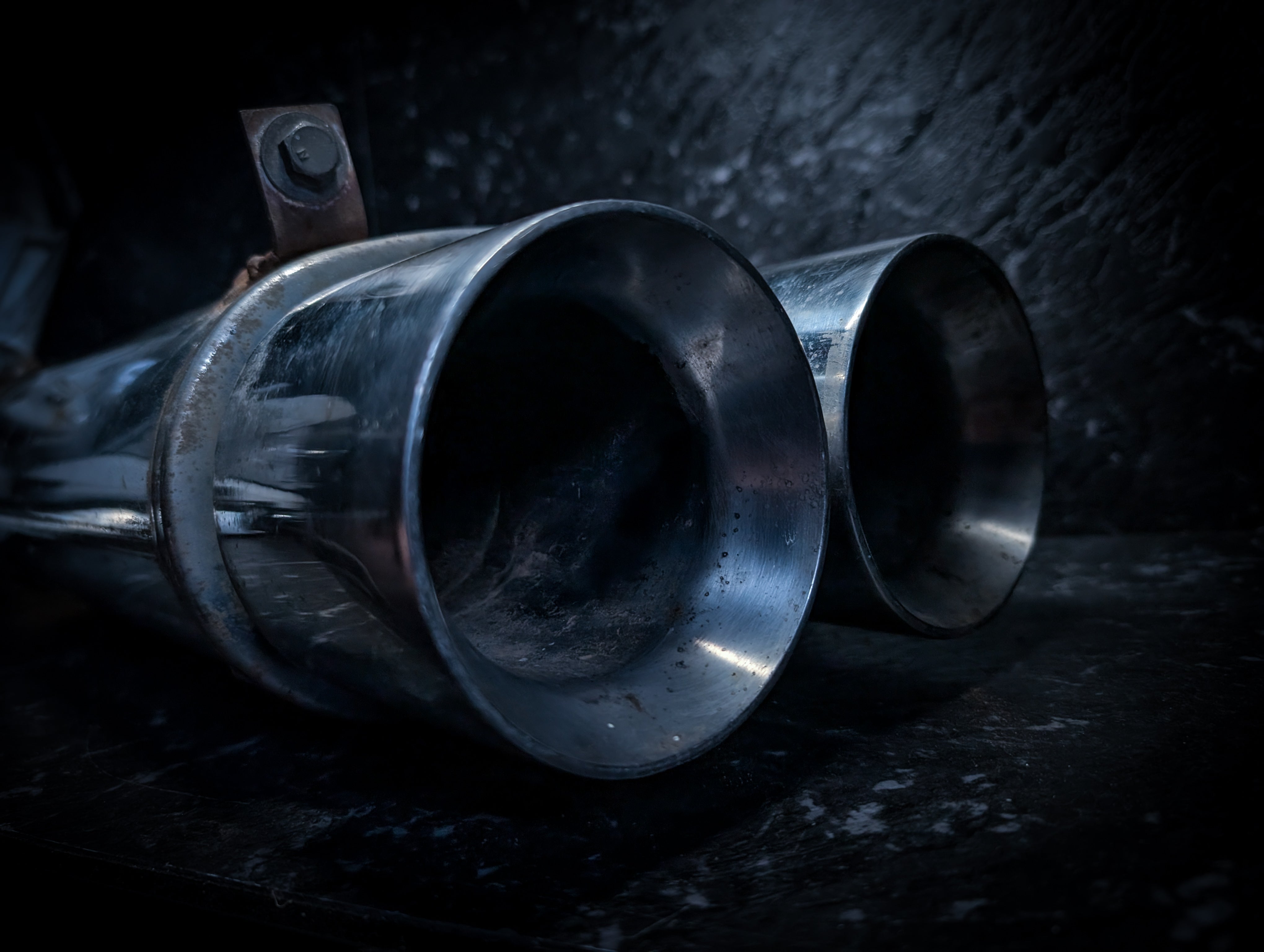 Dual 3" Magnaflow Rounded Tip Stainless Muffler