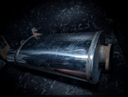 Dual 3" Magnaflow Rounded Tip Stainless Muffler