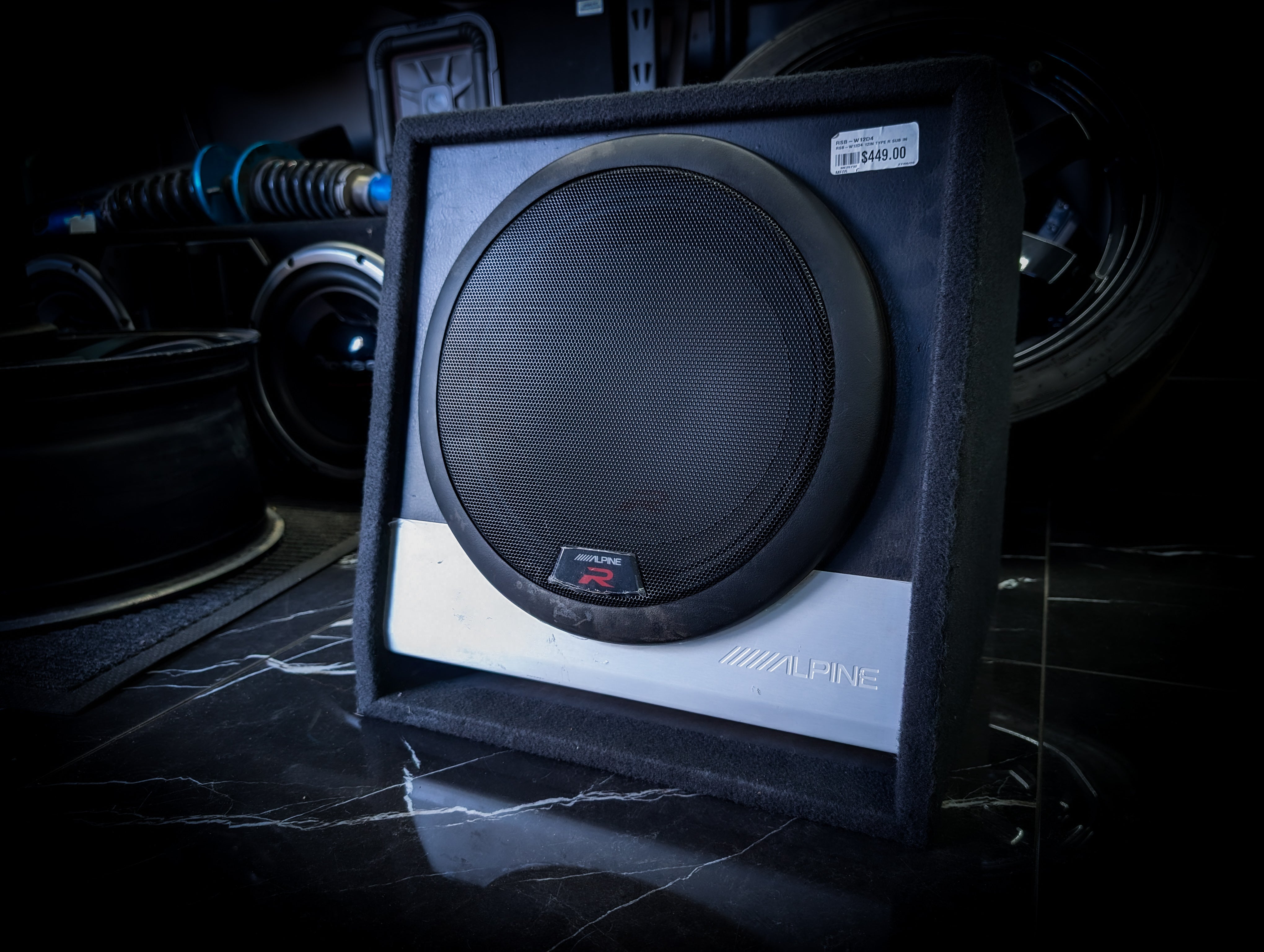 ALPINE Type R 750watt Rms 12" Ported Subwoofer