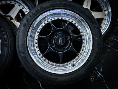 15" ENKEI RS2 2 Piece Wheels x 4