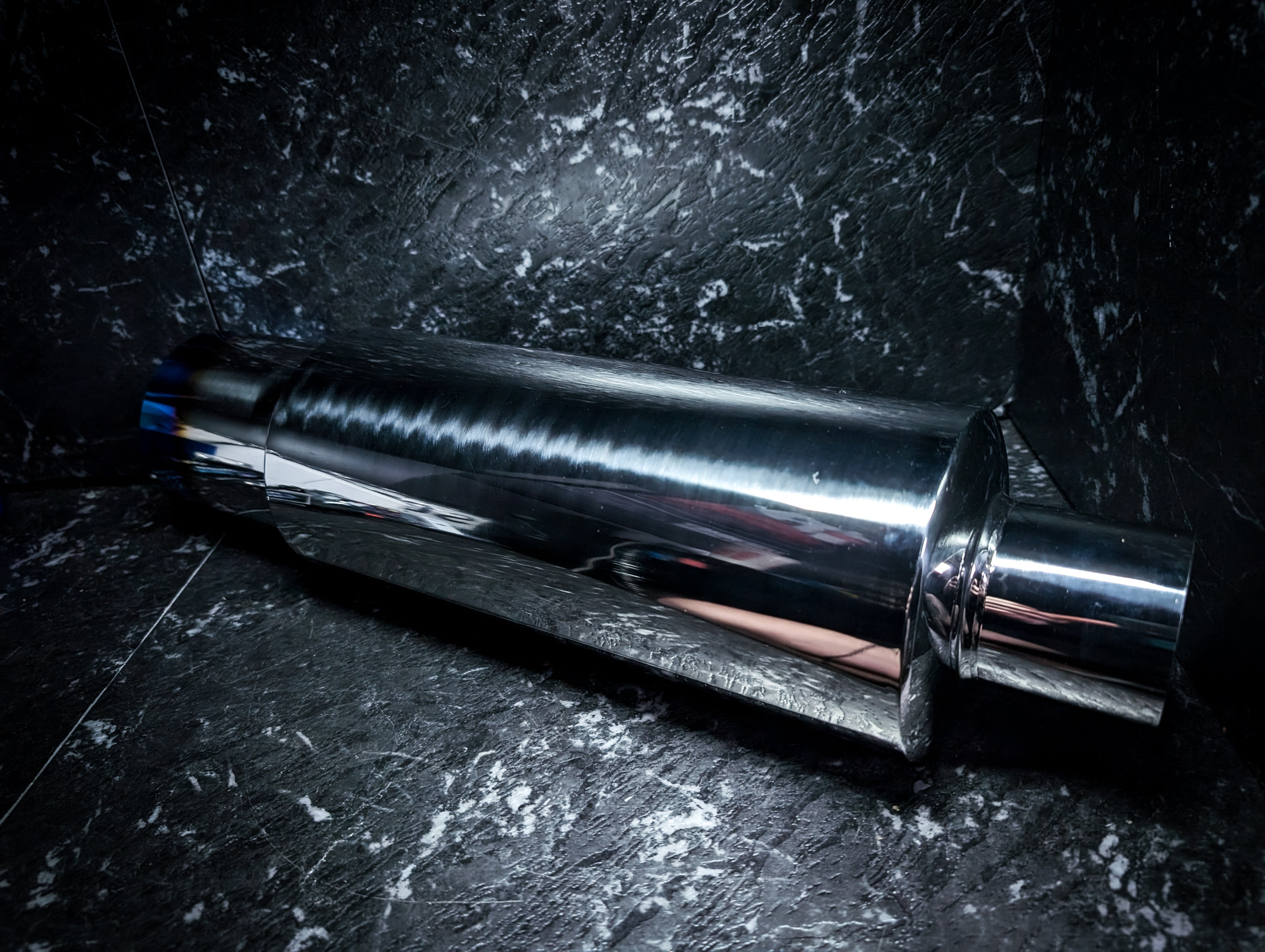 4" Burnt Tipped Stainless Steel Cannon Muffler