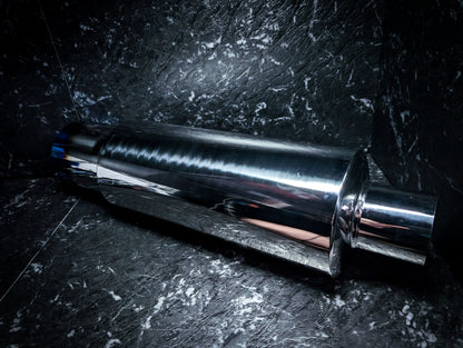 4" Burnt Tipped Stainless Steel Cannon Muffler
