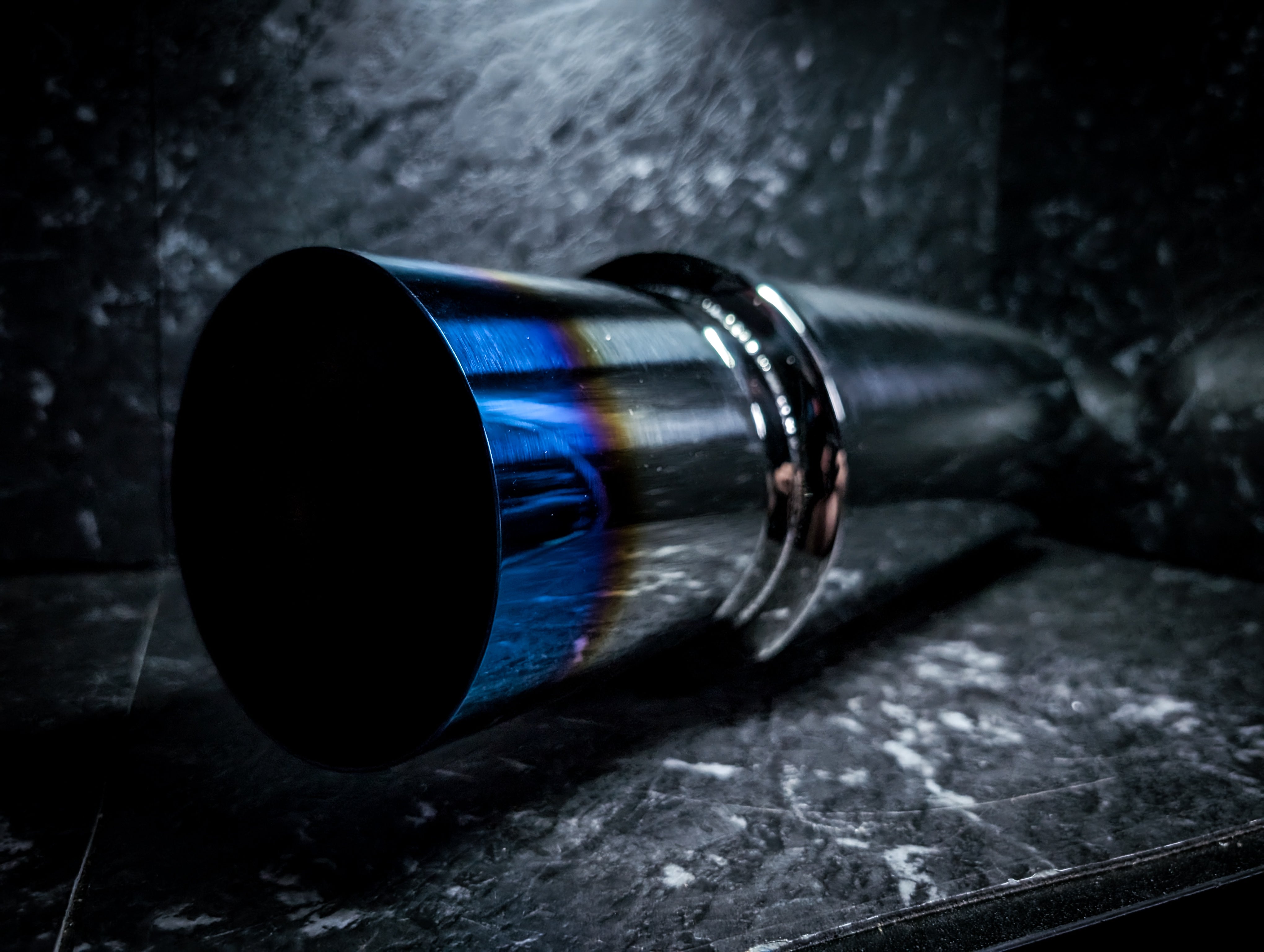 4" Burnt Tipped Stainless Steel Cannon Muffler