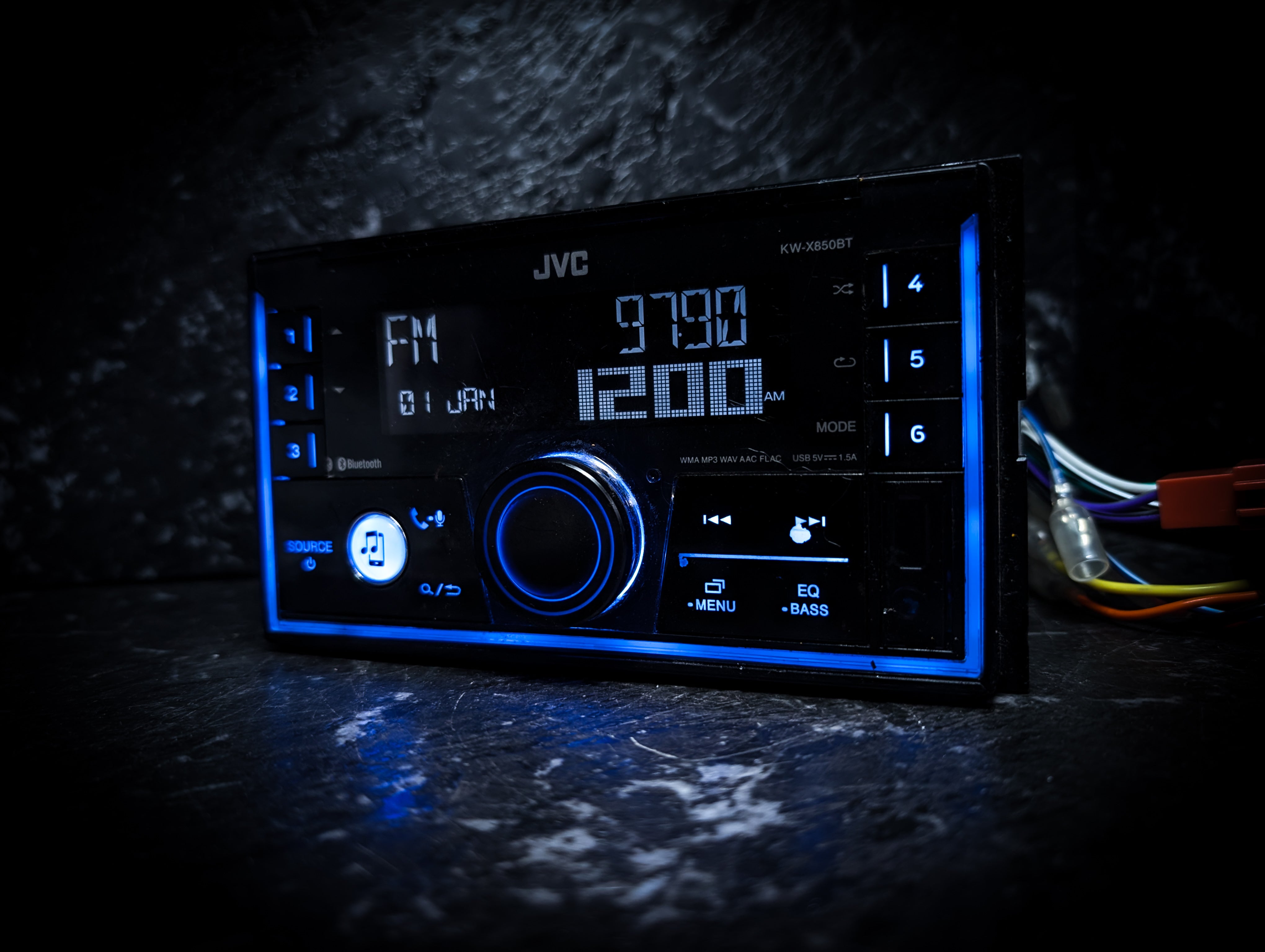 JVC Bluetooth Double Din Car Stereo