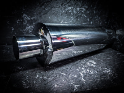 4" Tipped Stainless Steel Cannon Muffler