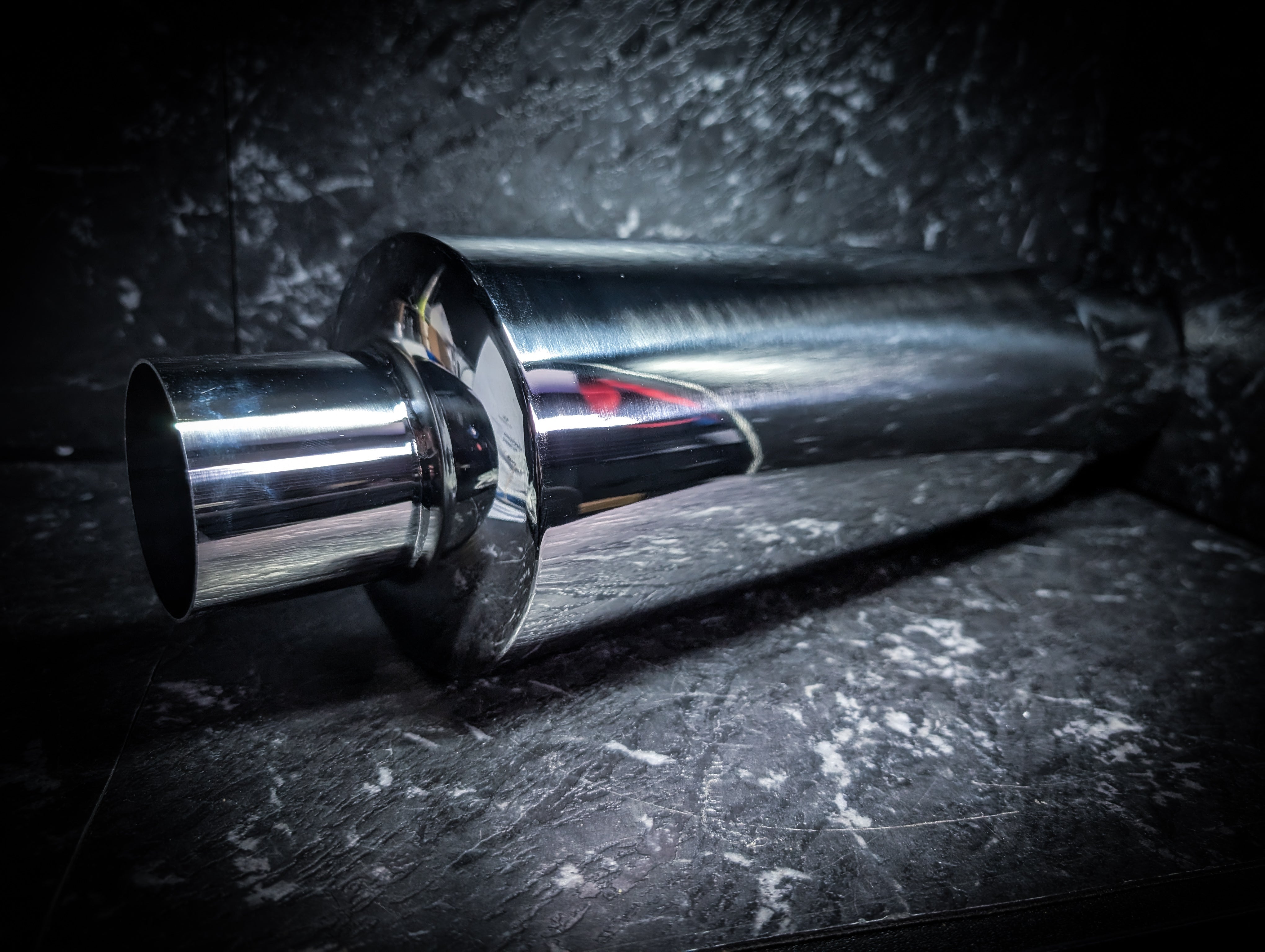 4" Tipped Stainless Steel Cannon Muffler