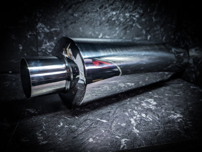 4" Tipped Stainless Steel Cannon Muffler