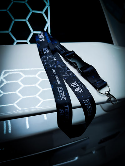 Mitchs Garage Lanyard • Purple Rays Wheels TE37 SL