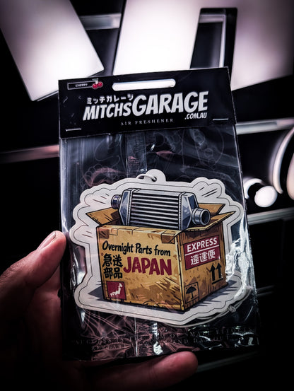 Mitch's Garage Overnight Parts From Japan Cherry 🍒 Scented Premium Air Freshener