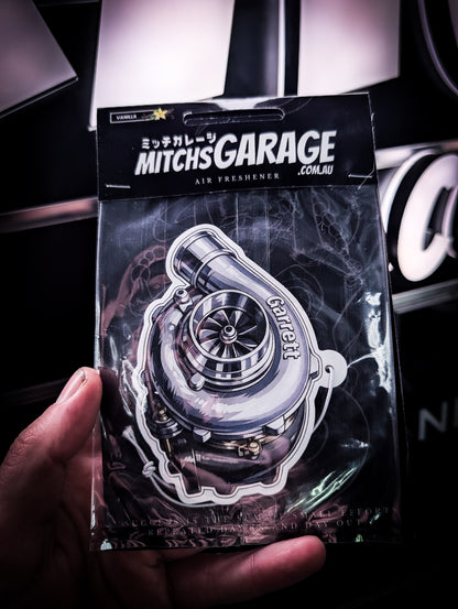 Mitch's Garage Garrett Turbo Vanilla 🍦 Scented Premium Air Freshener