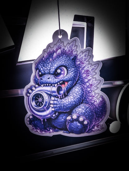 Mitch's Garage Baby Godzilla Turbo Grapefruit 🍇 Scented Premium Air Freshener