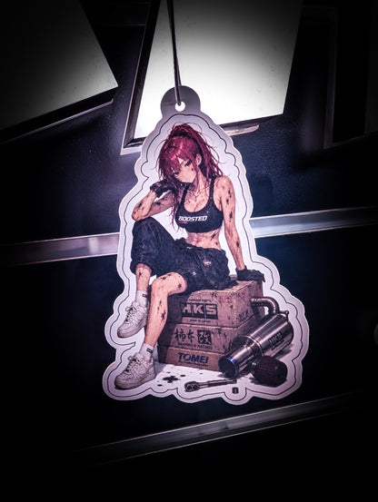 Mitch's Garage TUNER Red Head Strawberry 🍓 Scented Premium Air Freshener