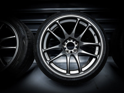 17" and 18" WORK CR Kiwami Gunmetal Wheels Set of 4