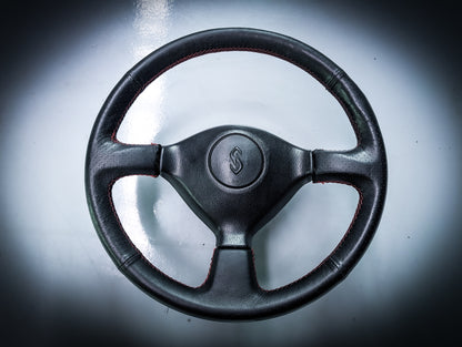 Nissan R33 Skyline Series 1 Retrimmed Steering Wheel