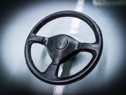 Nissan R33 Skyline Series 1 Retrimmed Steering Wheel