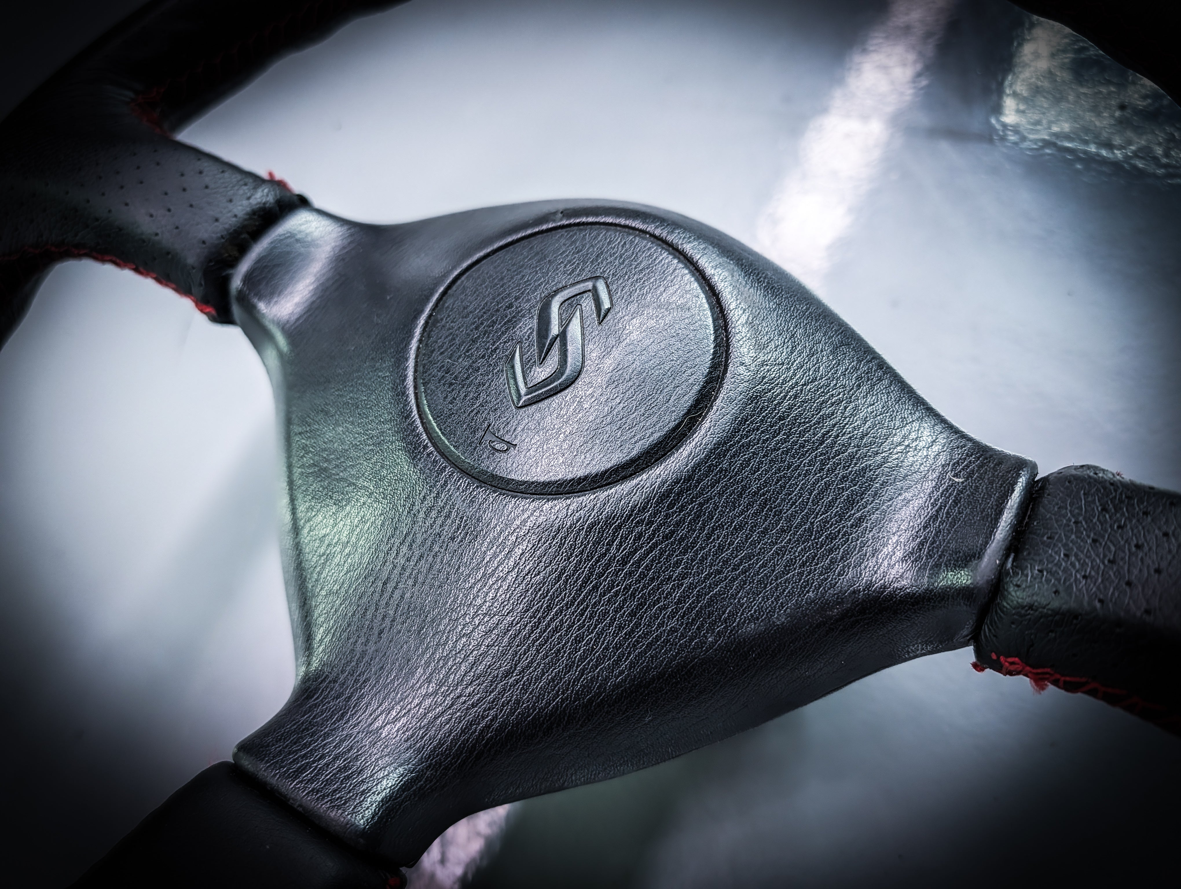 Nissan R33 Skyline Series 1 Retrimmed Steering Wheel