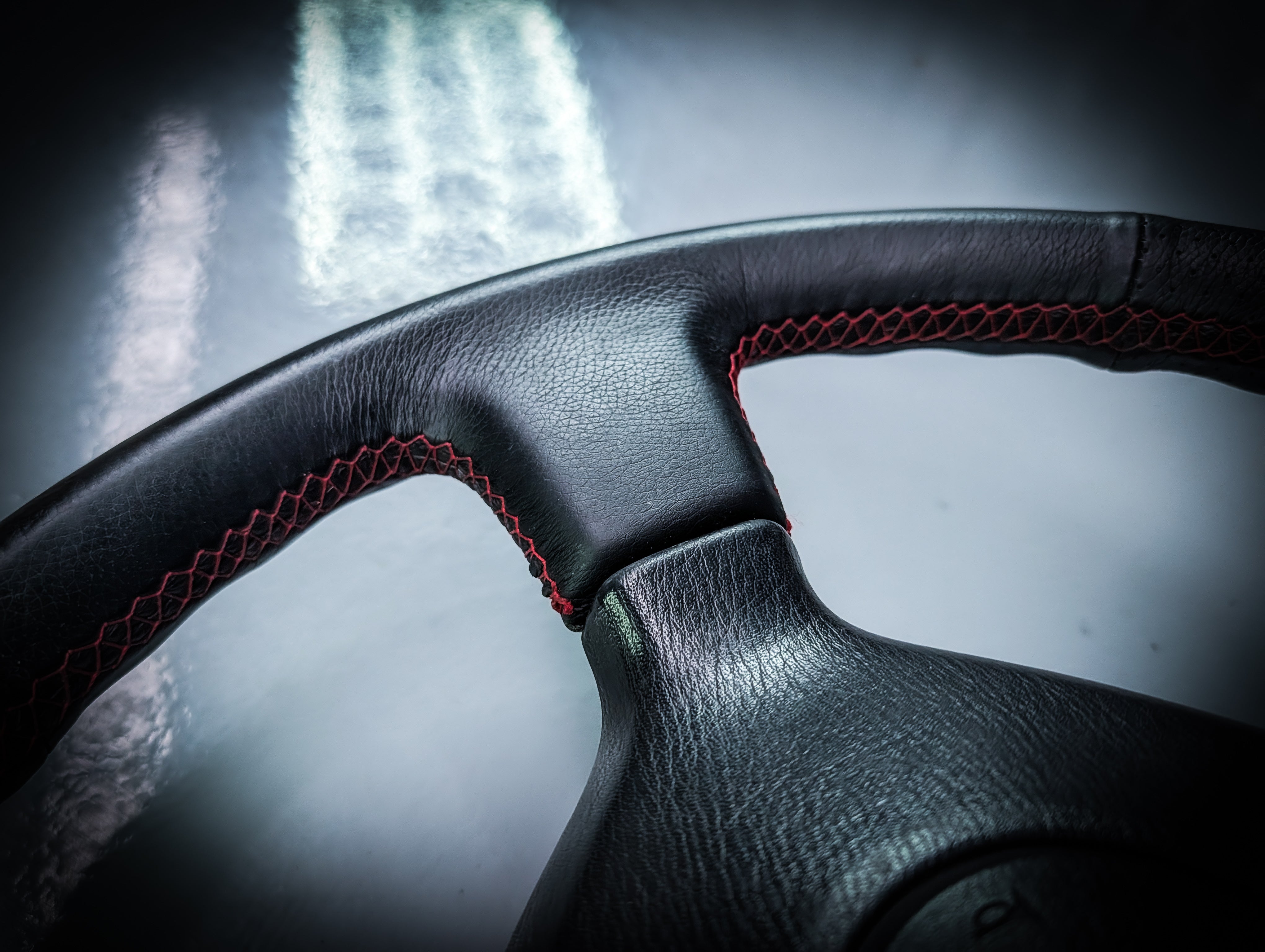 Nissan R33 Skyline Series 1 Retrimmed Steering Wheel