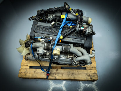 Toyota Soarer 1JZ non VVTI 2.5L Twin Turbo Motor + R32 GTR Gearbox Modified to Suit 1JZ
