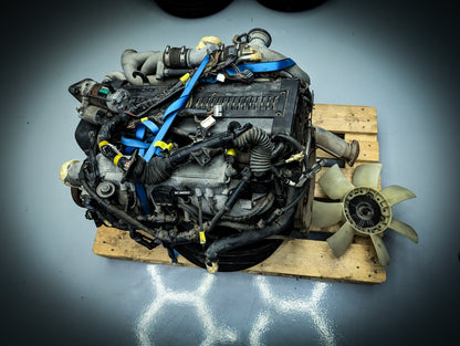 Toyota Soarer 1JZ non VVTI 2.5L Twin Turbo Motor + R32 GTR Gearbox Modified to Suit 1JZ