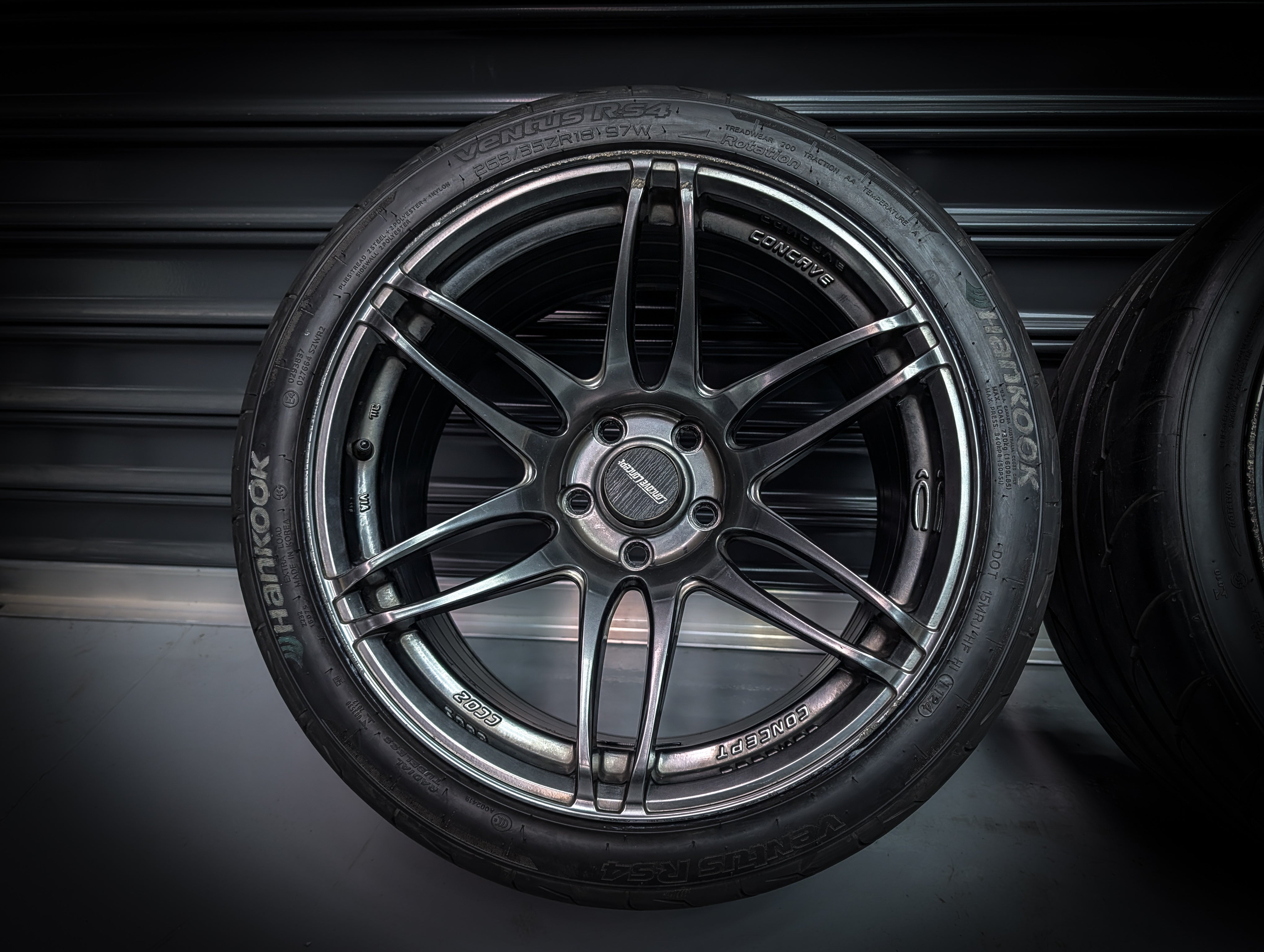 18" Concept Concave Gunmetal Wheels x 4