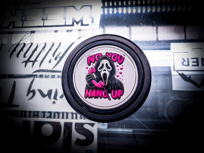 Ghost Face "No you hang up" Steering Wheel Horn Button