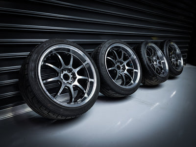 18" WORK D9R Glim Silver Wheels x 4