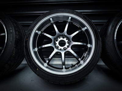 18" WORK D9R Glim Silver Wheels x 4