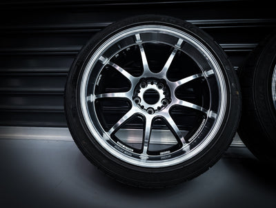 18" WORK D9R Glim Silver Wheels x 4