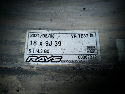 18" Volk Rays TE37 SL Gold Wheels x 4