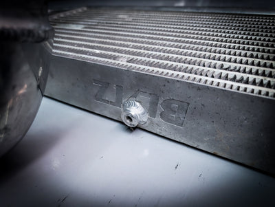 NISSAN Skyline R33/R34 76mm Thick BLITZ Return Flow Stainless Intercooler Kit