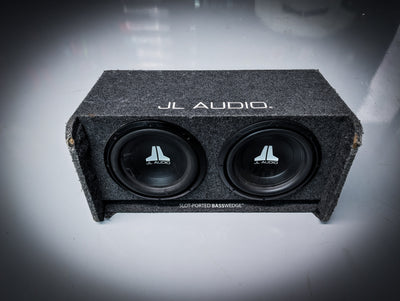 JL AUDIO SLOT WEDGE Dual 12" 1200watt Subs in ported Enclosure