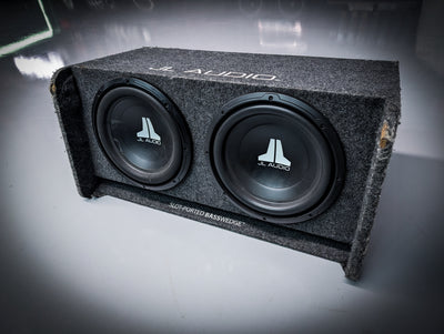JL AUDIO SLOT WEDGE Dual 12" 1200watt Subs in ported Enclosure