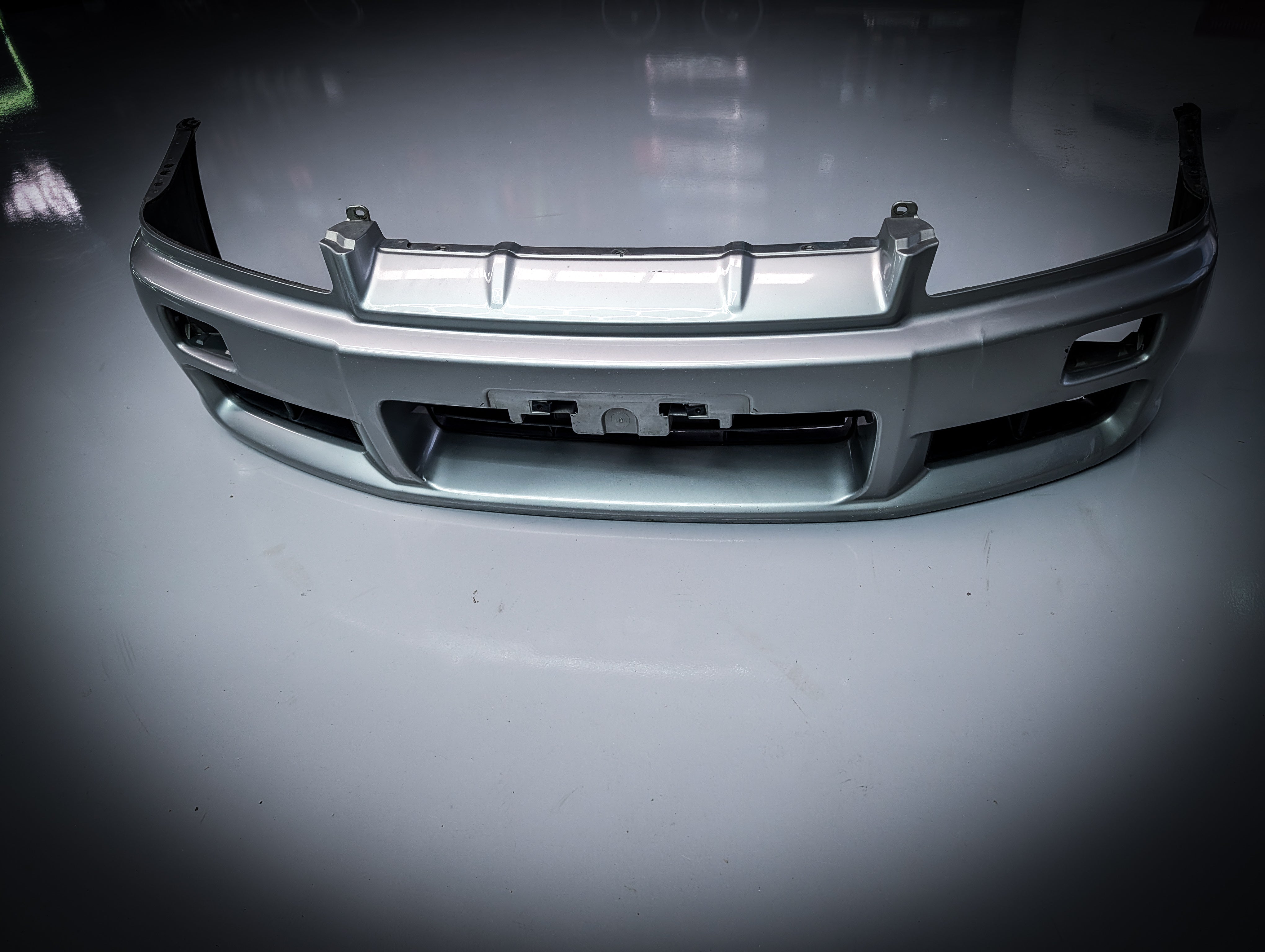 Nissan Skyline R34 Coupe Silver OEM Front Bar