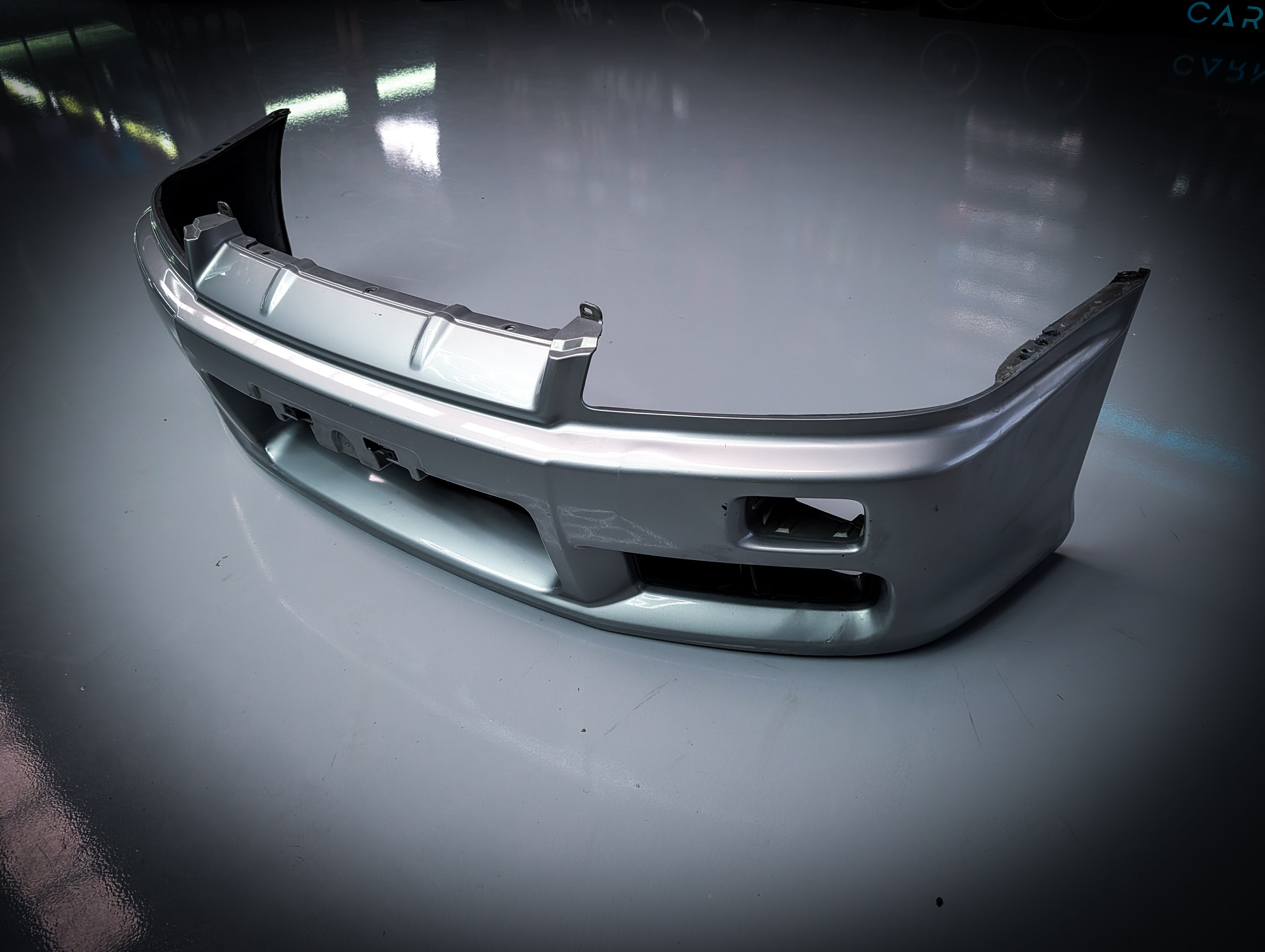 Nissan Skyline R34 Coupe Silver OEM Front Bar