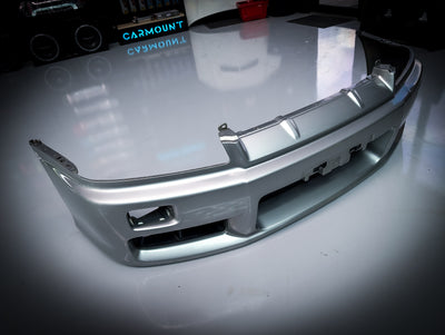 Nissan Skyline R34 Coupe Silver OEM Front Bar