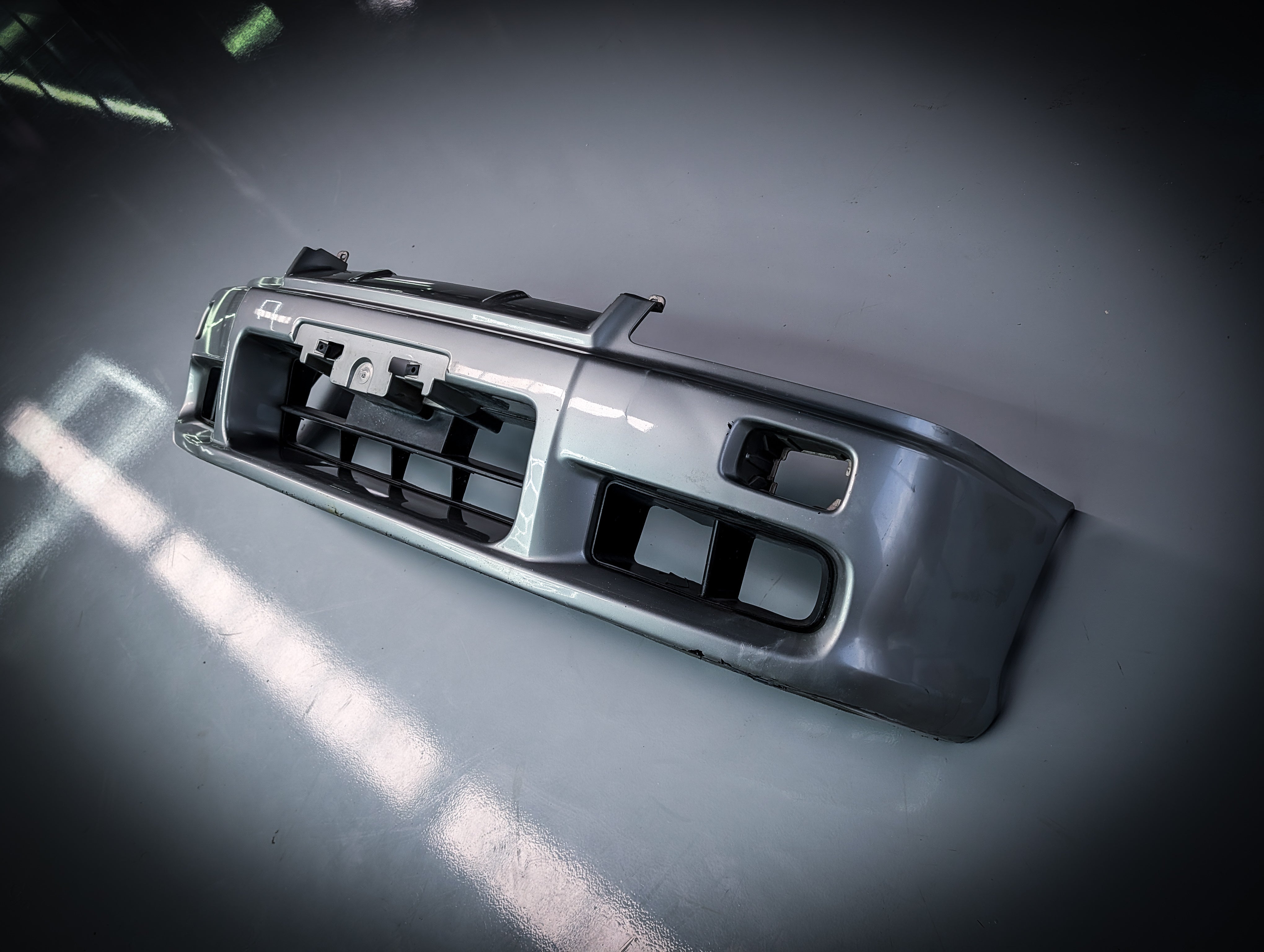Nissan Skyline R34 Coupe Silver OEM Front Bar