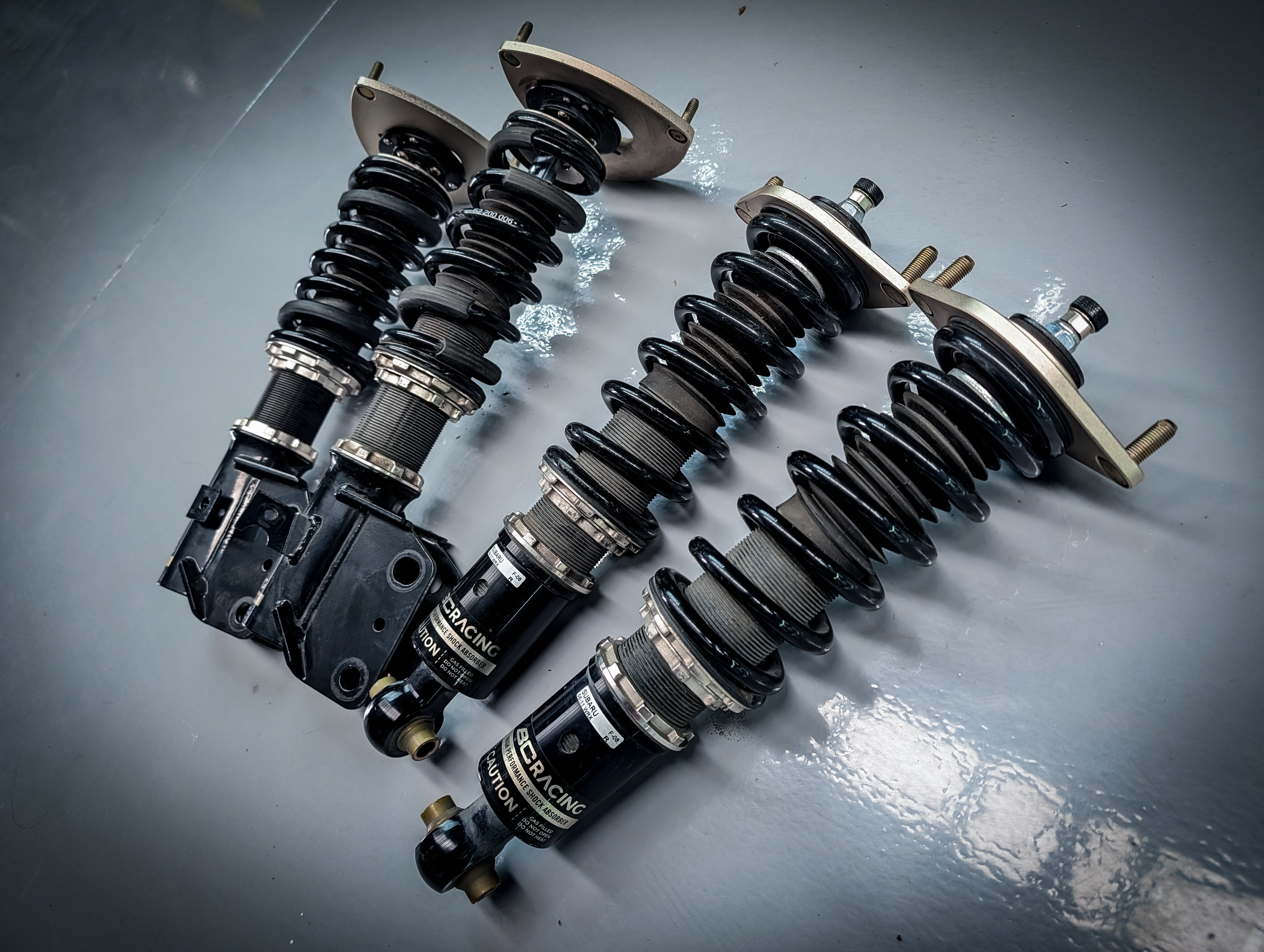 SUBARU WRX 08-11 BC GOLD Fully Adjustable Coilovers
