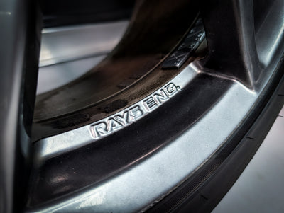 19" NISSAN 370Z Rays Forged Staggered Wheels x 4