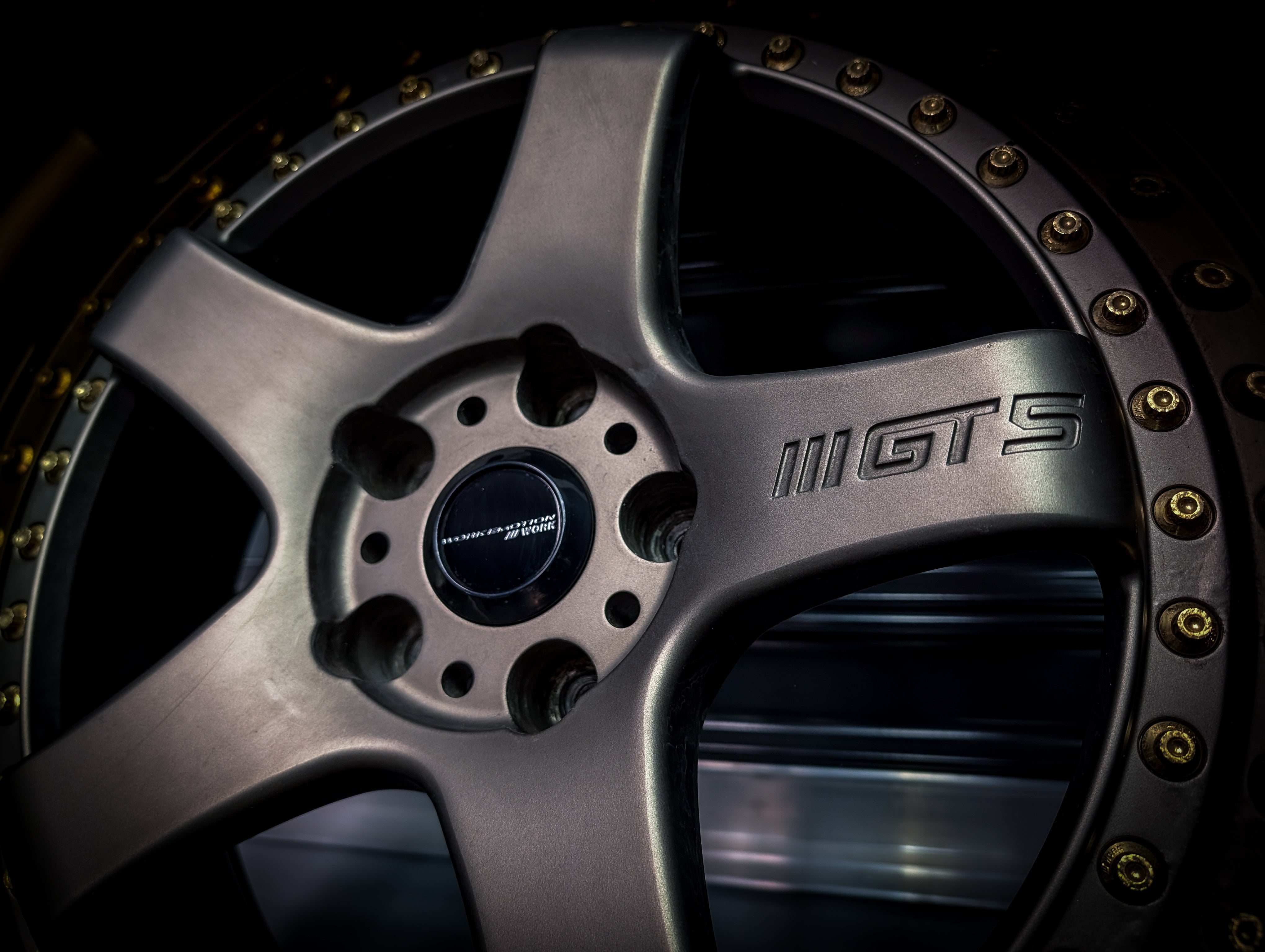 18" WORK Emotion GT5 3P Dark Bronze WIDE Staggered Wheels x 4