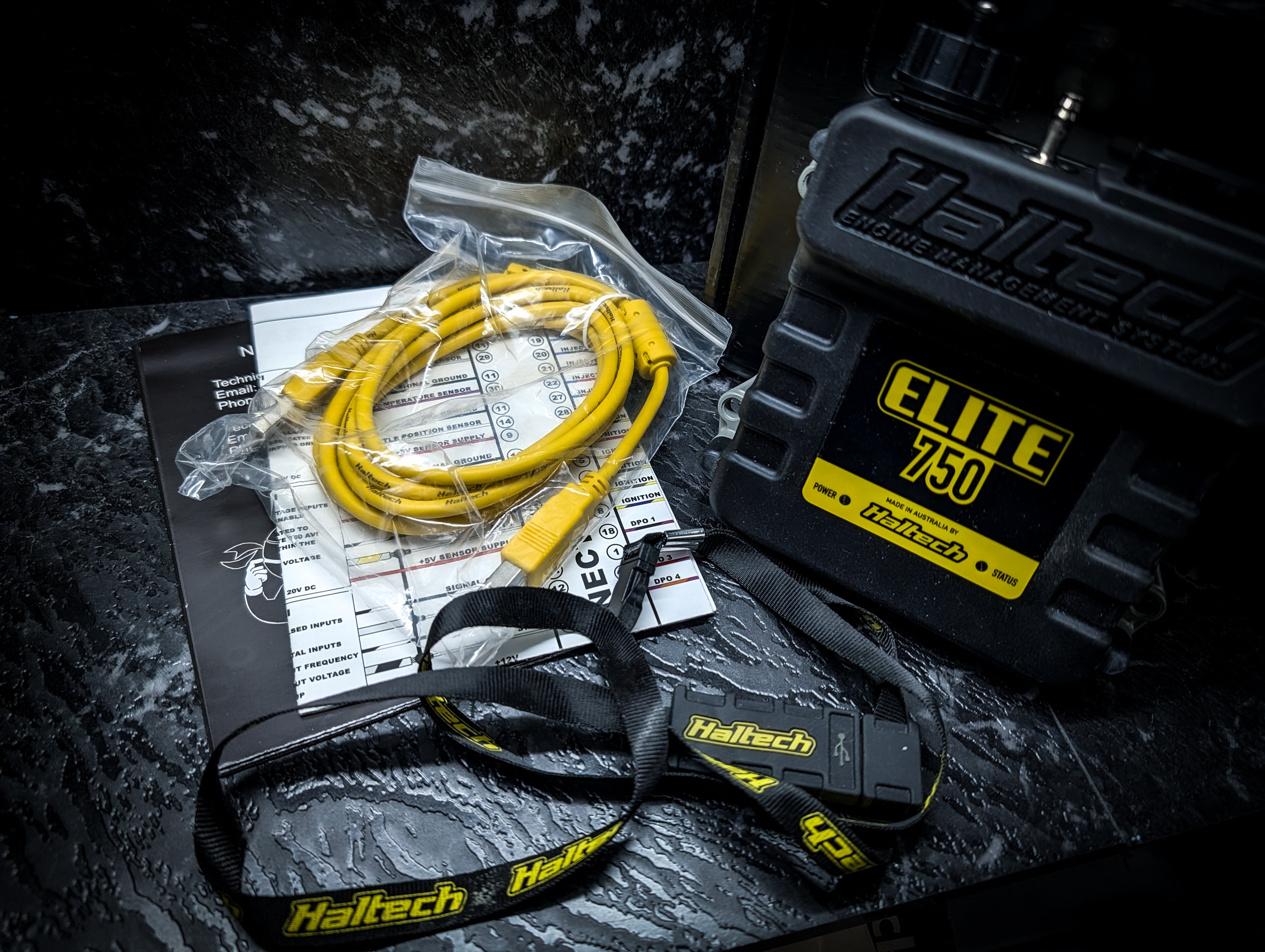 NEW • HALTECH ELITE 750 ECU + PREMIUM Universal Wiring Loom (HT-150600)