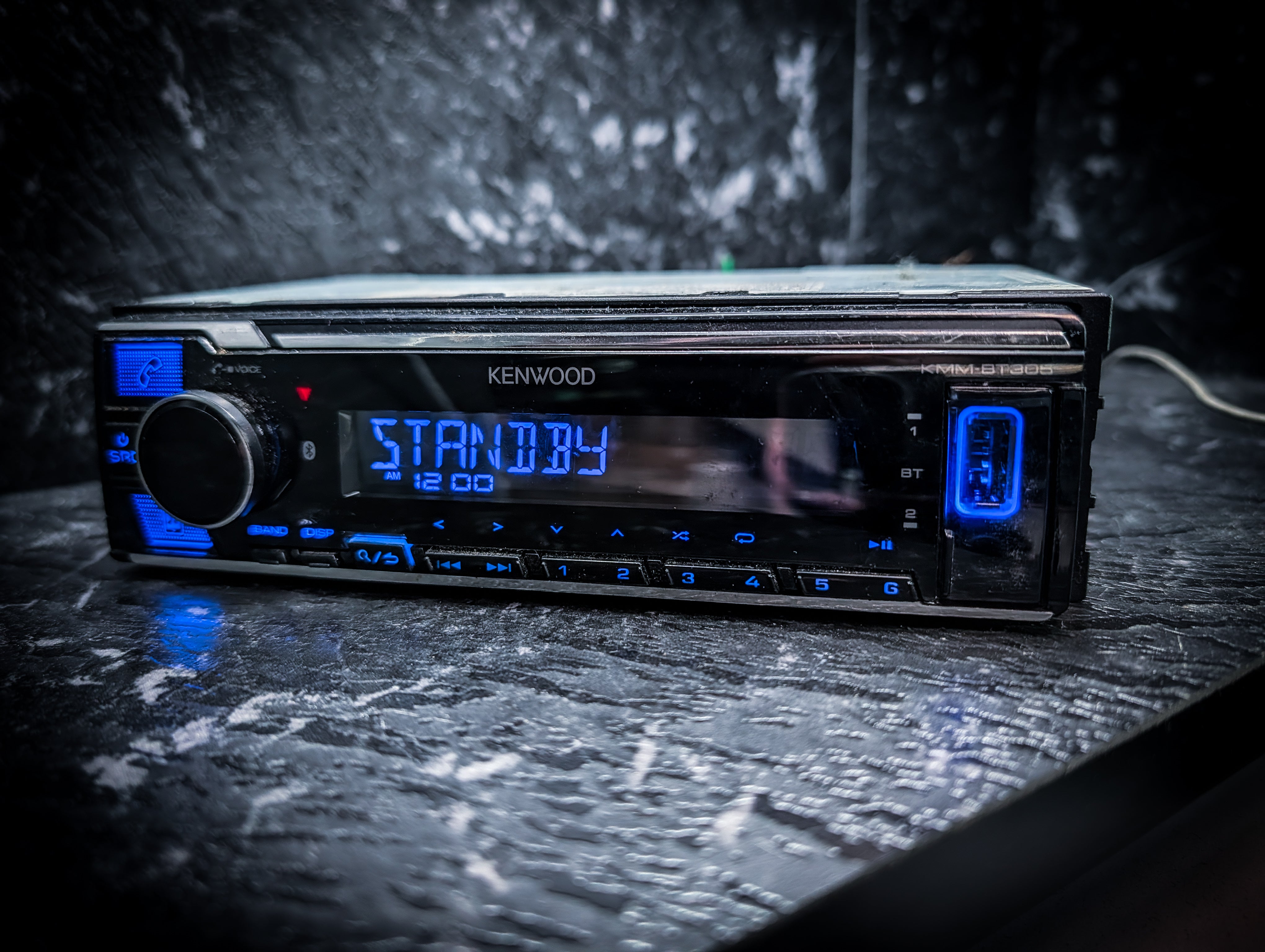 KENWOOD Bluetooth Single Din Car Stereo
