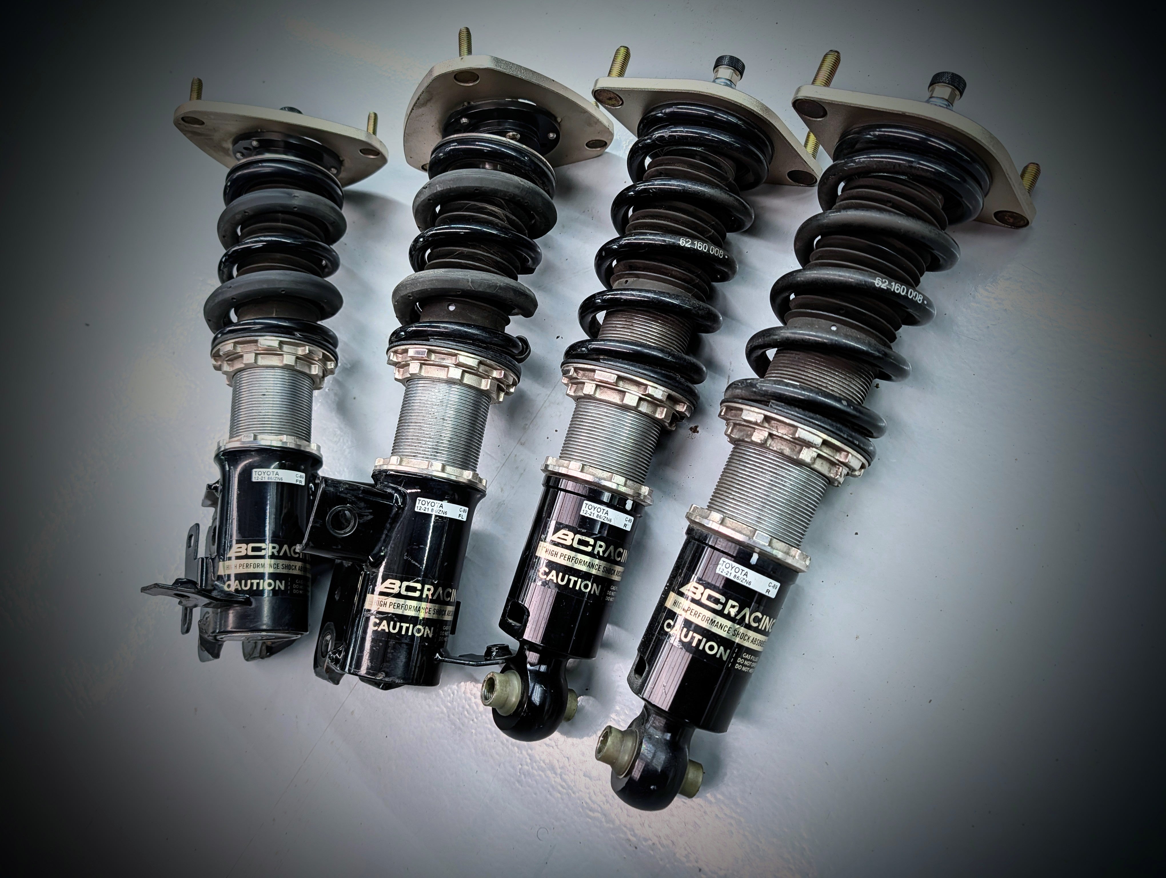 SUBARU/TOYOTA BRZ/GT86 BC GOLD Fully Adjustable Coilovers